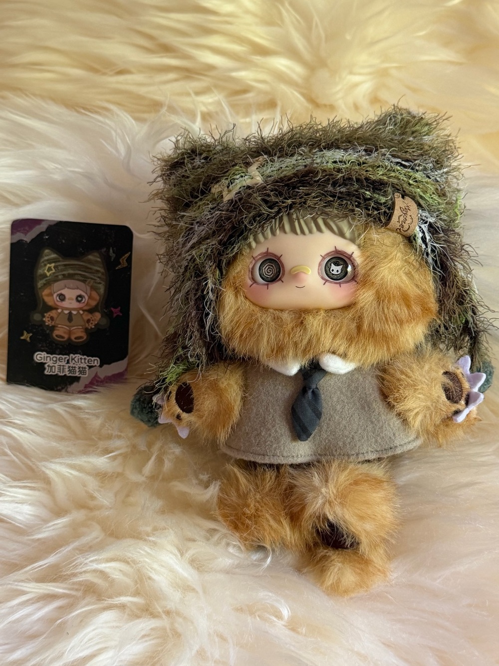 NIB Maymei Kitten Academy Ginger Kitten Top Toy Pop Mart